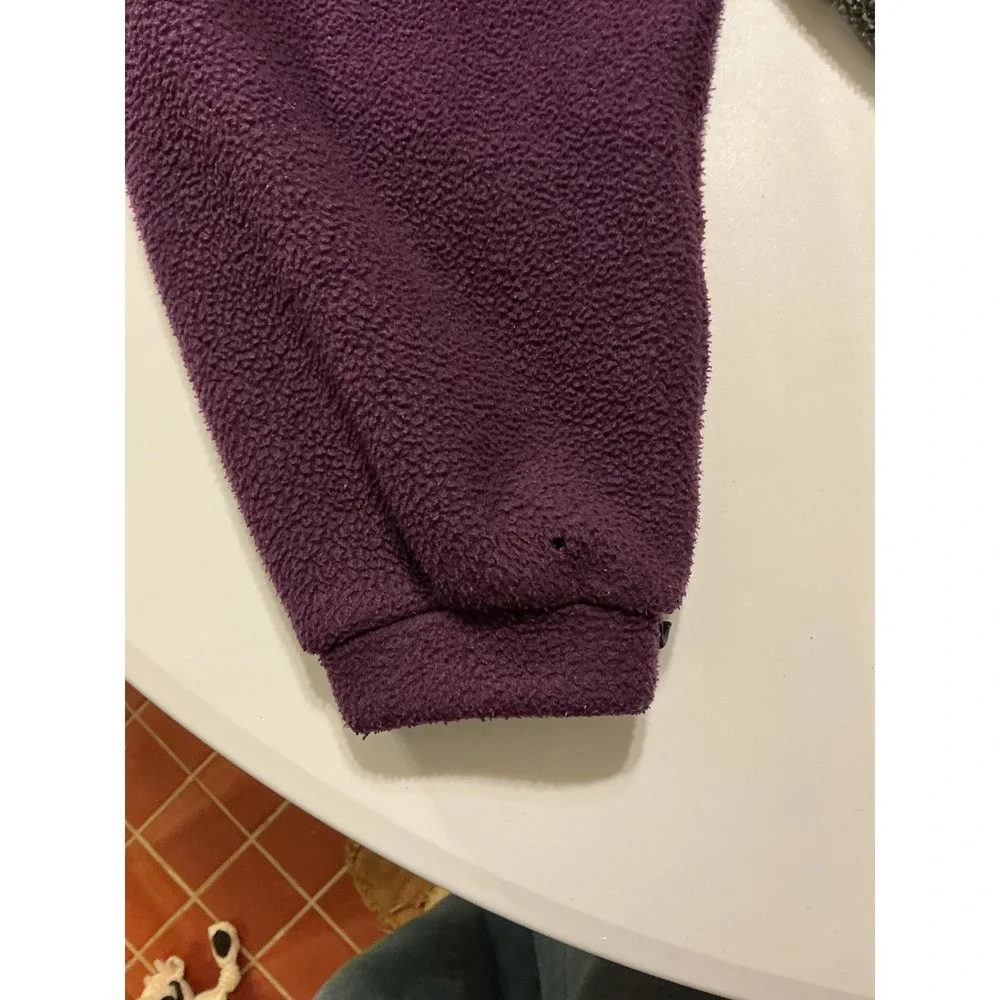 VTG USA Made Jack Wolfskin Polarsystem Fleece Jacket Purple‎ Full Zip Mens L